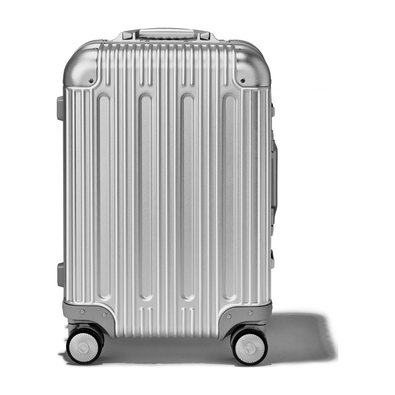 Prezor Aluminium-Koffer Carry-On S in Silber, Vollaluminium mit TSA-Schlössern